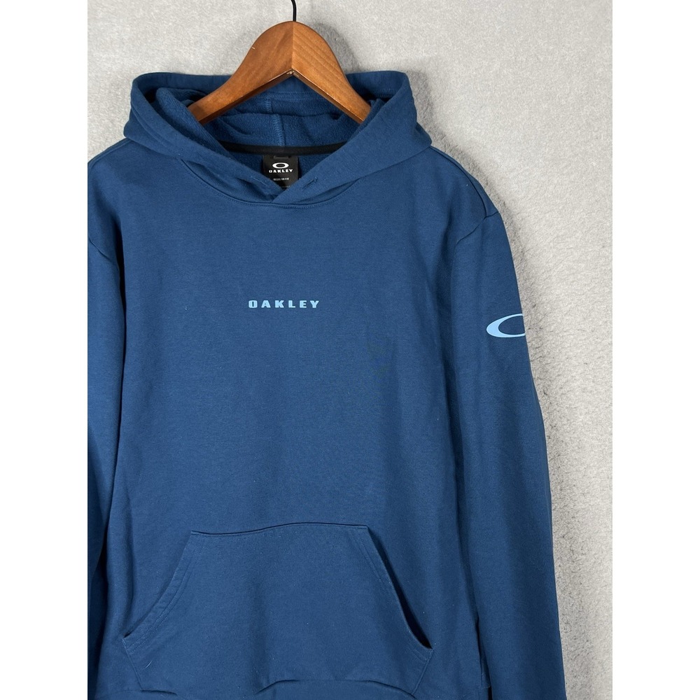 Oakley Hoodie Men's Size XL Blue Regular Fit Pullover - Picture 2 of 6